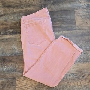 Jessica Simpson Coral Rolled Cropped Ankle Skinny Jeans